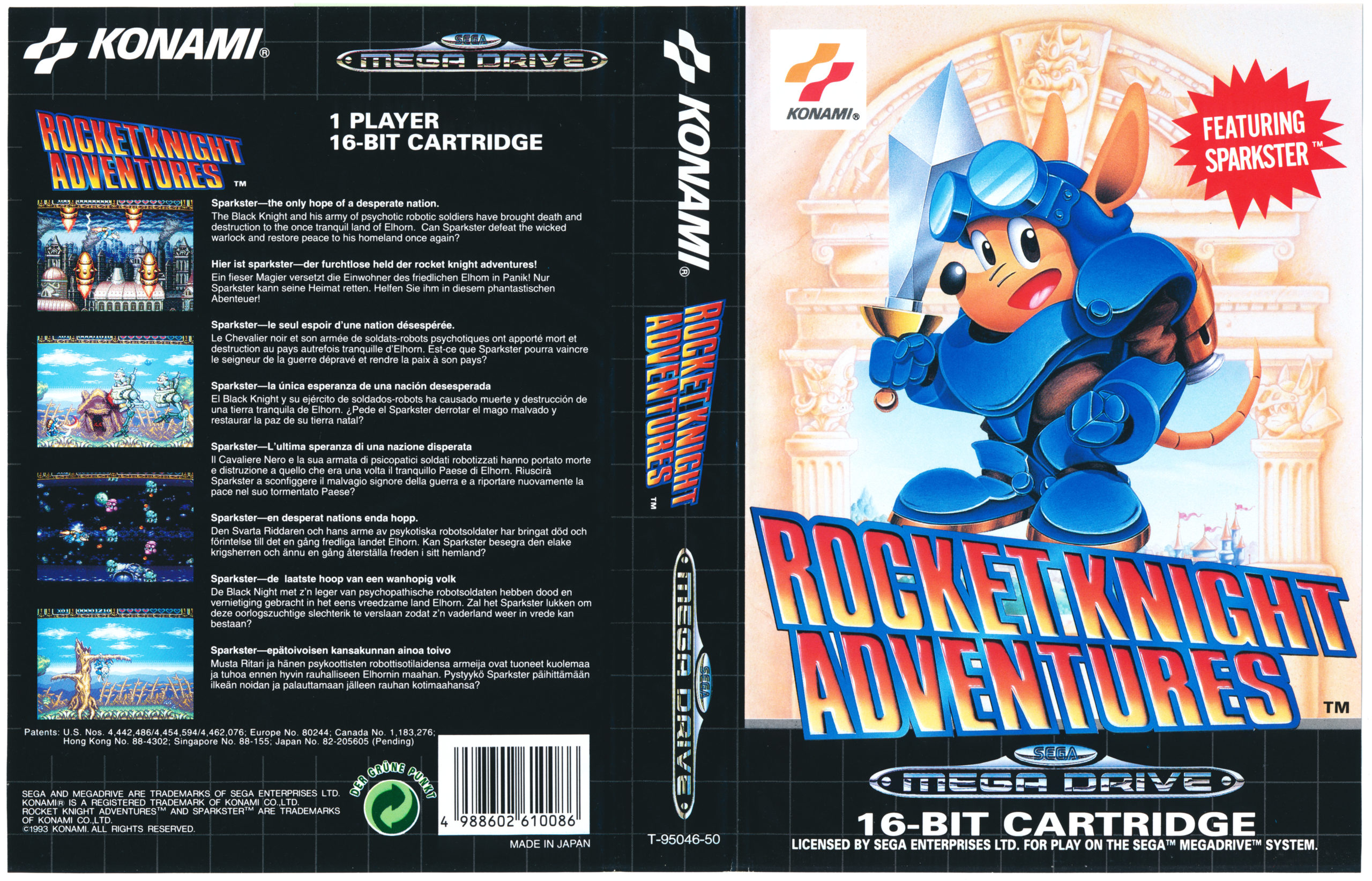 rocket knight adventures 2 rom
